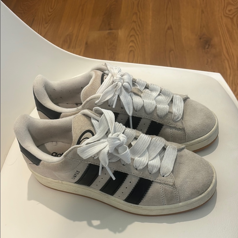 Adidas Women’s Gray and Black Sneakers